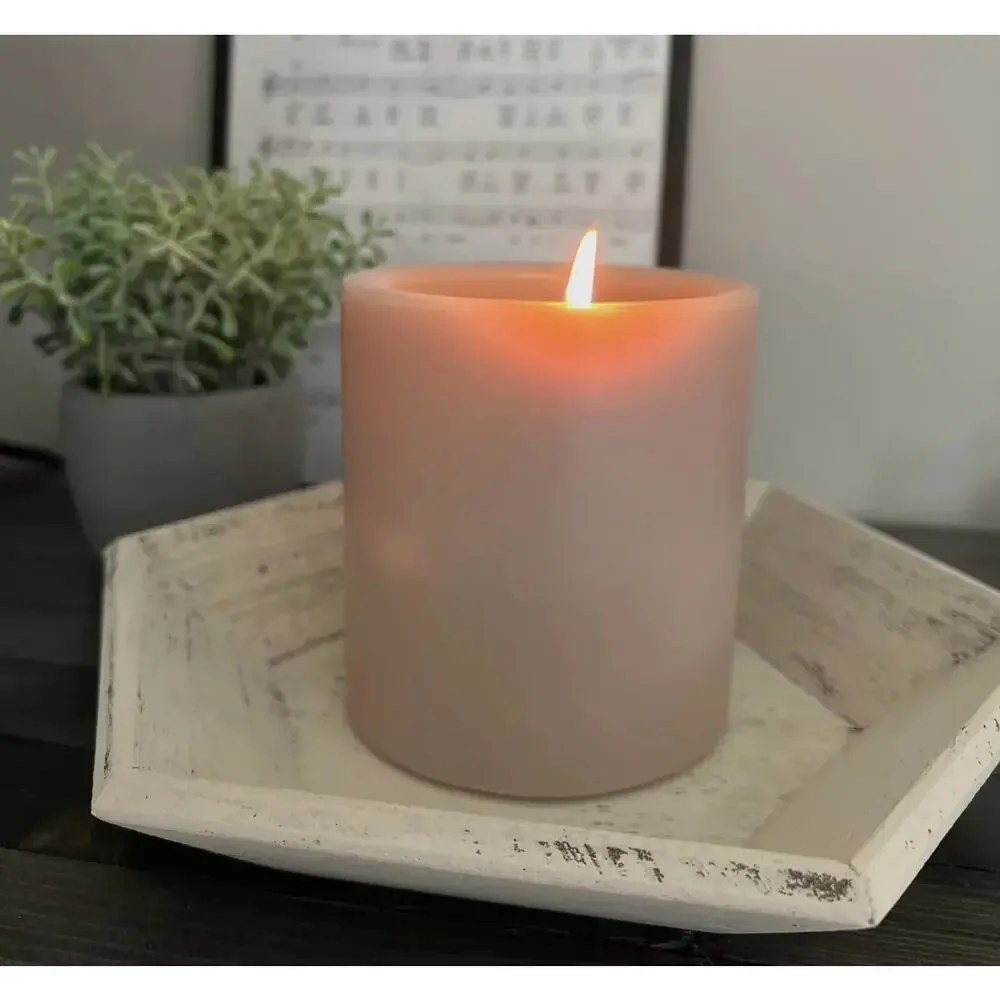 Spiral Light Candle Sweet Oatmeal Cookie 4x4 Round 30hr Burn -Brand New Medium